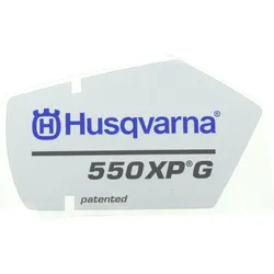 Aufkleber für Husqvarna Kettensäge 550 XP/XPG