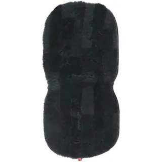 Kaiser Naturfelle 66004 - Lammfellauflage Universal 35 x 77 cm, Patchwork anthrazit