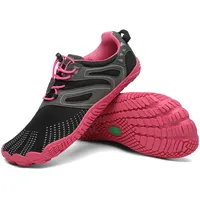 SAGUARO Barfußschuhe Damen Barfussschuhe Herren Outdoor Zehenschuhe Barefoot Shoes Mit Zero-Drop Solhe, Vitality IV - Barfußschuhe Super Rose,Gr.40 - 40 EU