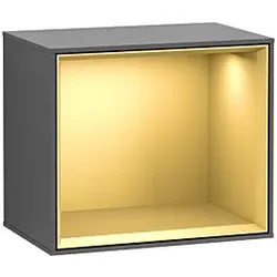 Villeroy und Boch Finion Regalmodul F580HFGK 41,8x35,6x27cm, Regal Gold Matt, Anthracite matt