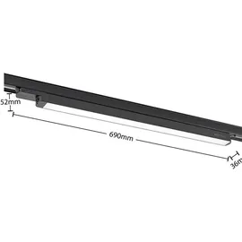 ARCCHIO Harlow, schwarz, 69 cm, 3.000 K / Büro, Von