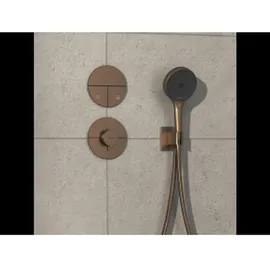 Hansgrohe ShowerSelect Comfort S Ventil Unterputz für 3 Verbraucher Brushed Bronze 15558140