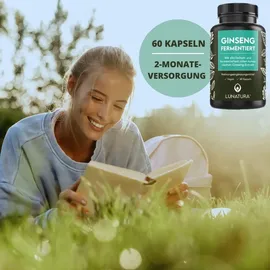 Lunatura Ginseng fermentiert Kapseln 60 St.