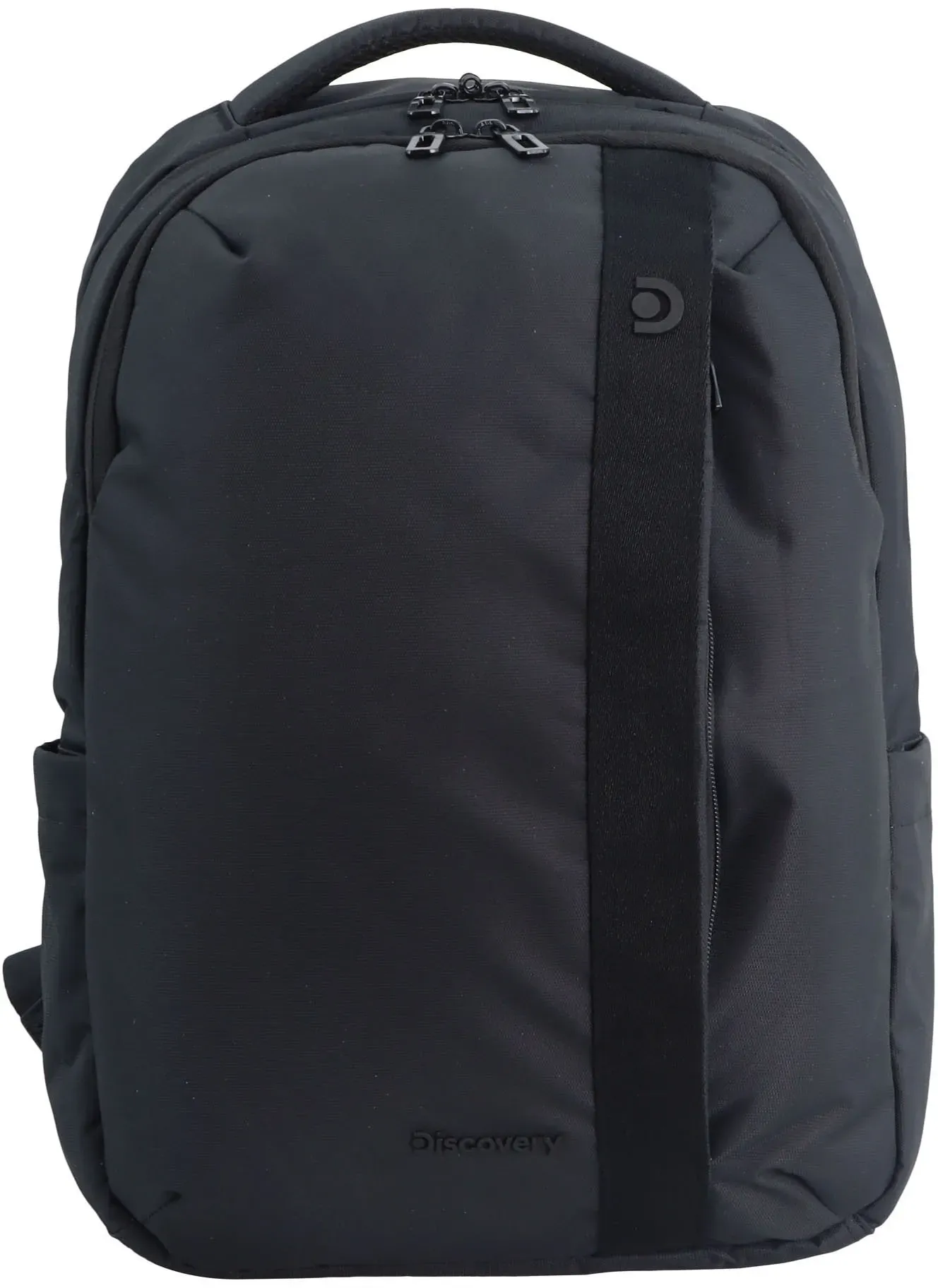 Wanderrucksack DISCOVERY "Downtown", Gr. B: 13cm, schwarz, casual, Rucksäcke, aus rPet Polyester-Material