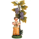 Hubrig Volkskunst GmbH Kleine Figuren & Miniaturen Herbstkind - Wein - 13cm - Hubrig Volkskunst