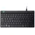 R-Go Tools Break Tastatur, Deutsches QWERTZ Layout, Mini Tastatur ohne nummernblock, Mit Pausenanzeige, Ergonomische compact Design, USB Kabelgebunden, Schwarz