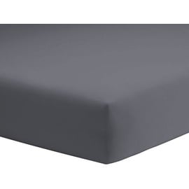 SCHLAFGUT Basic Mako-Jersey 140 x 200 - 160 x 200 cm grafit
