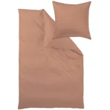 Mako-Satin rosenholz 135 x 200 cm + 80 x 80 cm