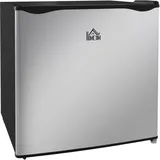 Mini Gefrierschrank 35l Silber Freistehend, Elektrische Gefrierbox -14 Bis -24°c, Tischgefrierschrank Mit 5-stufen Temperaturregelung, 47x44x48 Cm