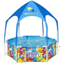 BESTWAY Steel Pro UV Careful Kinderpool Ø183x51 cm, Unterwasser-Design, rund