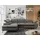 MKS Meble Ecksofa Sofa Grau, Wohnlandschaft L-Form mit Schlaffunktion und Bettkasten, Schlafsofa mit Bettkasten, Sofa mit Einstellbare Kopfstützen, Peter L ... - Dunkelgrau