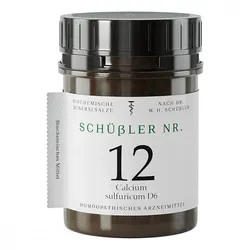 Schüssler Nummer 12 Calcium sulfuricum D6 Tabletten