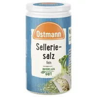 Ostmann Gewürze - Selleriesalz | Zum Verfeinern zahlreicher herzhafter Gerichte | Recyclebare, nachfüllbare Streudose | 50 g im Streuer