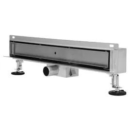 Fala Brick Duschrinne Wandablauf Ablaufrinne Edelstahl Ablauf Duschablauf Rinne Wand, Länge:90cm