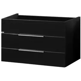 Fackelmann Waschtischunterschrank 2 Schubladen 79,5 x 59 x 49 cm Weiß