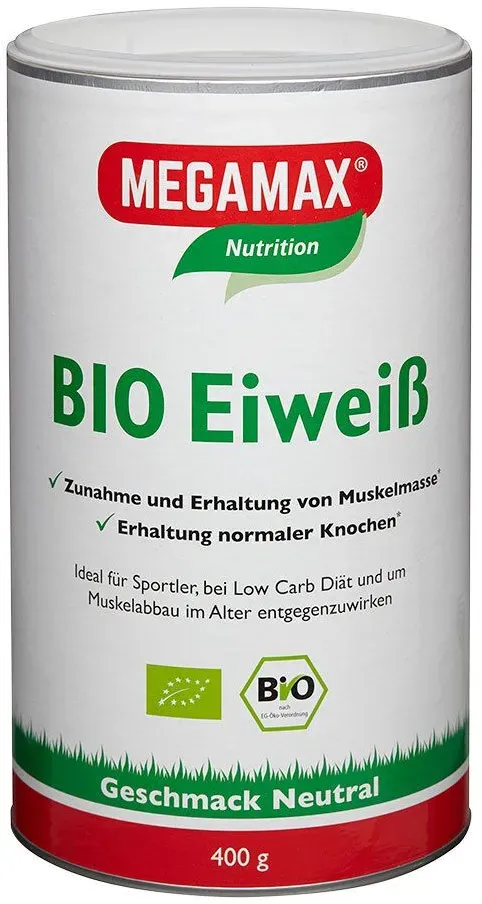 Megamax® Nutrition BIO Eiweiß Geschmack-Neutral