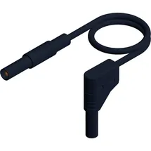 HIRSCHMANN TEST & MEASUREMENT MLS WG 100/2,5 sw Sicherheits-Messleitung Lamellenstecker 4 mm Lamellenstecker 4 mm 1.00 m Schwarz 1 St.