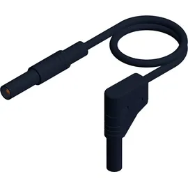HIRSCHMANN TEST & MEASUREMENT MLS WG 100/2,5 sw Sicherheits-Messleitung Lamellenstecker 4 mm Lamellenstecker 4 mm 1.00 m Schwarz 1 St.