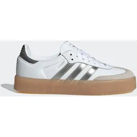 adidas Samba Damen Weiß/Metallic-Silber 38