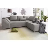 COLLECTION AB Ecksofa »Sally L-Form«, mit und ohne Bettfunktion, inklusive loser Rücken- und Zierkissen