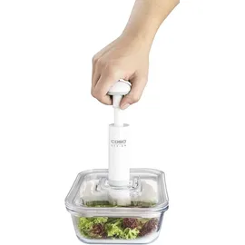 CASO Design Vakuumbehälter eckig transparent 1 l 4-teiliges Set