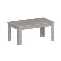 Esstisch INOSIGN "JESI", silber (silber beton matt, silber beton matt, silber beton matt), B:160cm H:75cm T:90cm, Tische