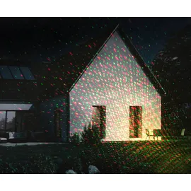 NÄVE LED Außenwandlaser Projektor Schwarz