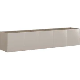 vidaXL Pflanzkübel Rostig 200 x 40 x 40 cm Braun