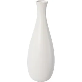 creativ home Dekovase CREATIV HOME "Vase", weiß, H:30cm Ø:10,5cm, Vasen, mit durchbrochenem Design
