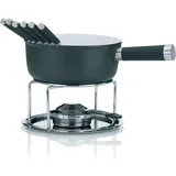 Kela 16564 Käsefondue-Set, Lancy, grau