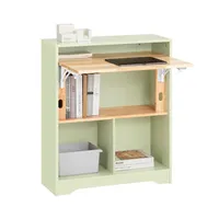 SoBuy Klapptisch Grün Holzwerkstoff, Holz, 70x85x54 cm, Arbeitszimmer, Schreibtische