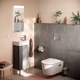 Hansgrohe Xilesa E Waschtischunterschrank für Handwaschbecken, Türanschlag rechts, schiefergrau matt