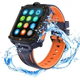 Kinder Smartwatch 4G – Telefonuhr mit WLAN, GPS, Videoanrufen, SOS, Standortverfolgung, Allnet-kompatibel, für sichere Kommunikation und Kinder.