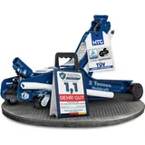 NTG Hydraulischer Wagenheber 2t -TÜV Zertifiziert- Flacher Rangierwagenheber 2000kg 85-375mm KFZ Werkstatt, PKW & tiefergelegte Fahrzeuge – bis 2.000 kg Tragkraft