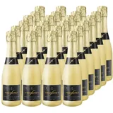 Freixenet Carta Dry (24 x 0,2 l) – Trockener Sparkling Wine aus Spanien mit Mirabellen-, Zitrus- und Blumennuancen, aus Macabeo und Chardonnay – Als Aperitif für unterwegs oder als Mini-Geschenk