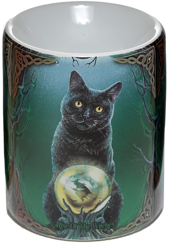 Lisa Parker Aufstieg der Hexen Katze Duftlampe aus Keramik