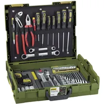 PROXXON Handwerker-Universal-Werkzeugkoffer 69-tlg. grün 44,5 x 11,8 x 35,8 cm