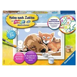 Ravensburger Malen-nach-Zahlen Tierliebe mehrfarbig