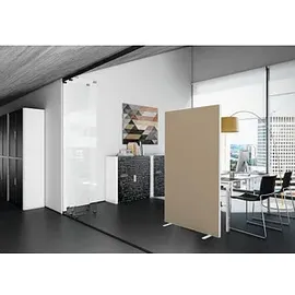 Paperflow Trennwand easyScreen, sand 94,0 x 173,2 cm, 1 St.