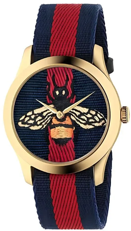 Gucci G-Timeless Herrenuhr aus Edelstahl Model YA1264061