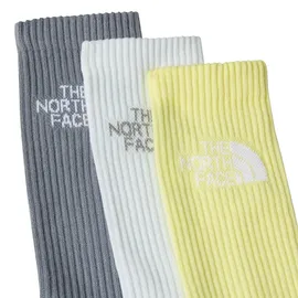 The North Face Multi Sport Crew Socken 3er Pack Grau/Weiß/Gelb 44-46