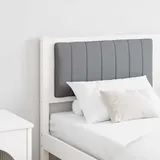 vidaXL Gepolstertes Kopfteil Weiß 160 cm Massives Kiefernholz