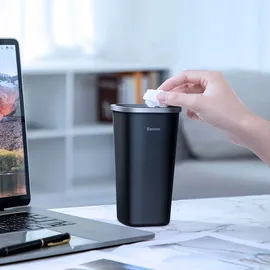 Baseus Mini Mülleimer 0,8 l Schwarz