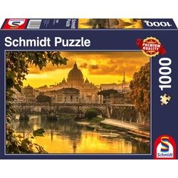 Schmidt Spiele Puzzle »Goldenes Licht über Rom«, 1000 Puzzleteile
