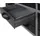 Ondis24 Lochwand Metall 160 cm grau/schwarz