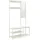 [en.casa] Napinerg Garderobenständer 185x98x34 cm Sandfarben