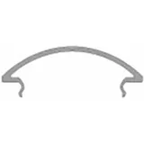 Deko-Light Abdeckung R-05-15 BxH: 46,1x11,6mm, weiß-satiniert, 200cm D-984580
