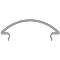 Deko-Light Abdeckung R-05-15 BxH: 46,1x11,6mm, weiß-satiniert, 200cm D-984580