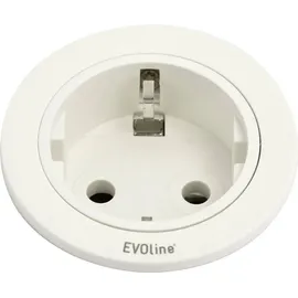 EVOline 159280004300 Einbau-Steckdosenleiste 1fach Weiß