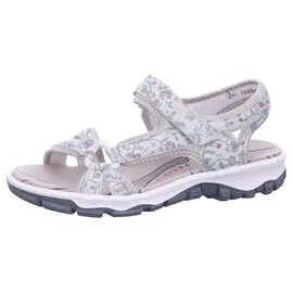 Rieker Riemchensandale Damen Hellgrau Multicolor 40